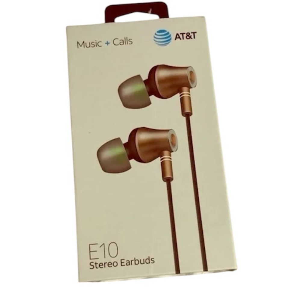 ❤️E10 Stereo Earbuds AT&T‎